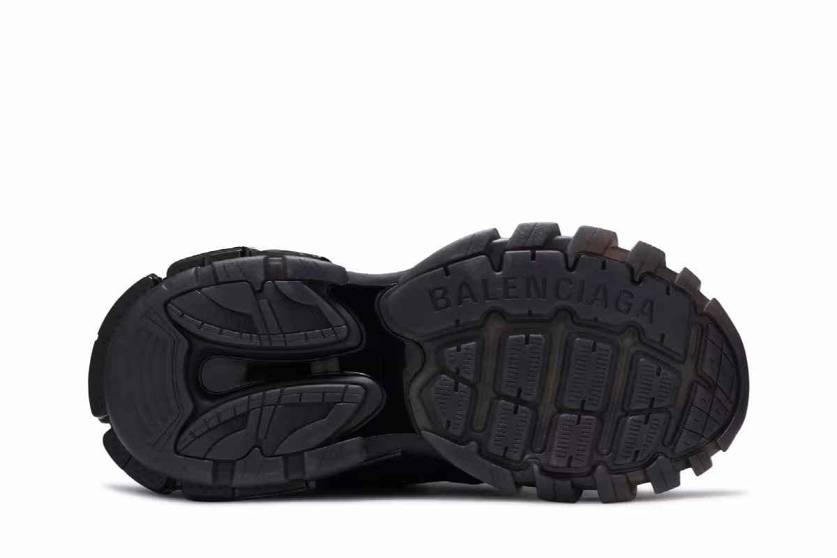 Balenciaga Track Sneaker Clear Sole - Black, view 5