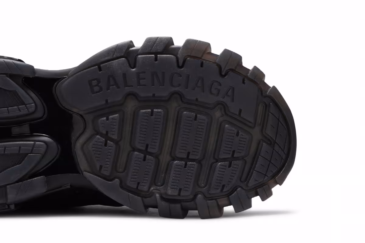 Balenciaga Track Sneaker Clear Sole - Black, view 6