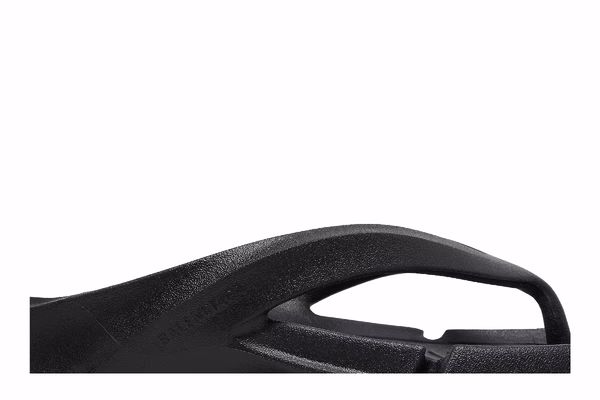 Balenciaga Mold Thong Sandal Black, view 3