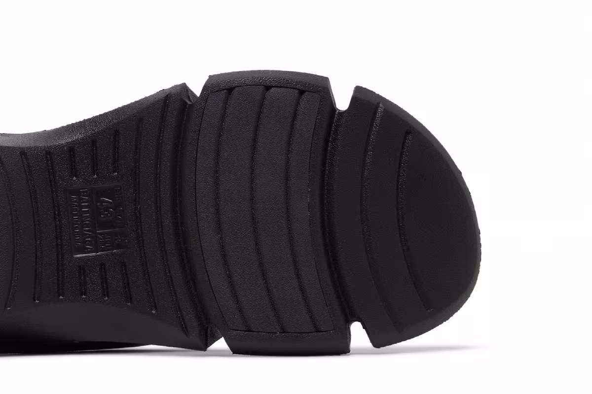 Balenciaga Mold Thong Sandal Black, view 6