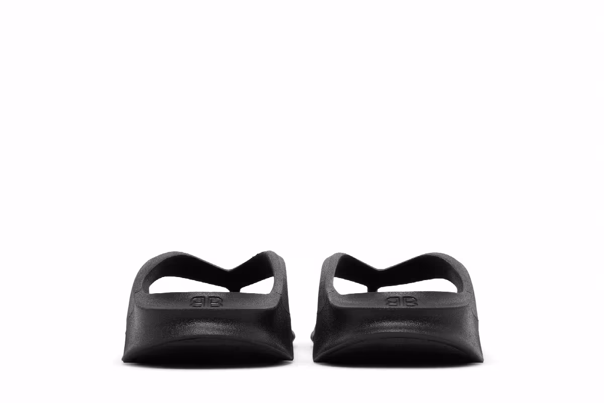 Balenciaga Mold Thong Sandal Black, view 7
