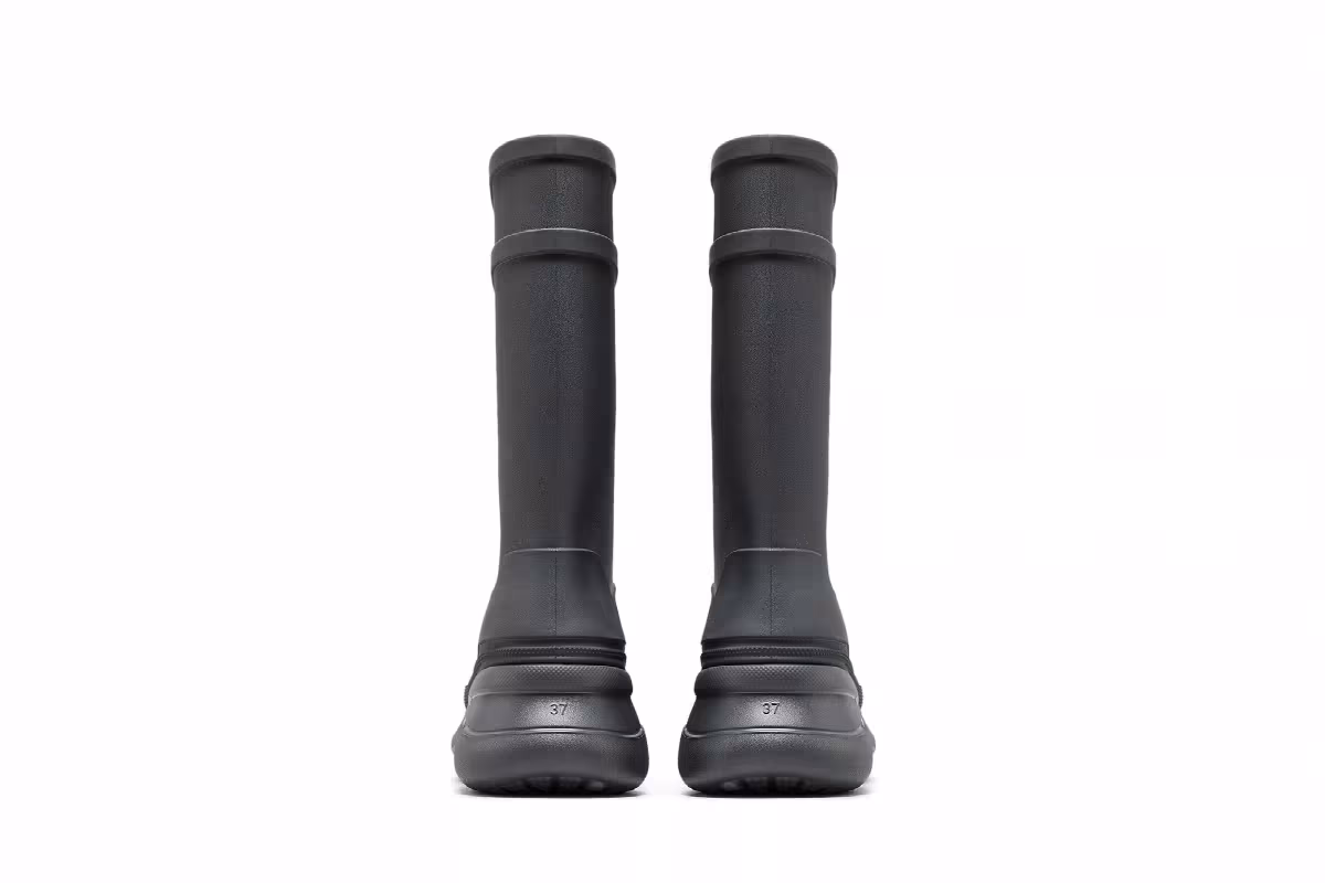 Crocs x Balenciaga Women's Boot Graphite, view 7