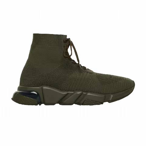 Balenciaga Speed Lace Up Trainer High 'Clear Sole - Khaki'