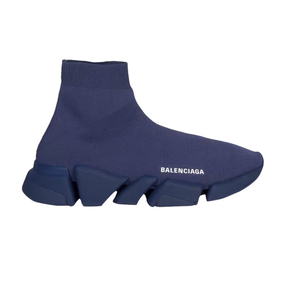 Balenciaga Women's Speed 2.0 Sneaker Dark Navy