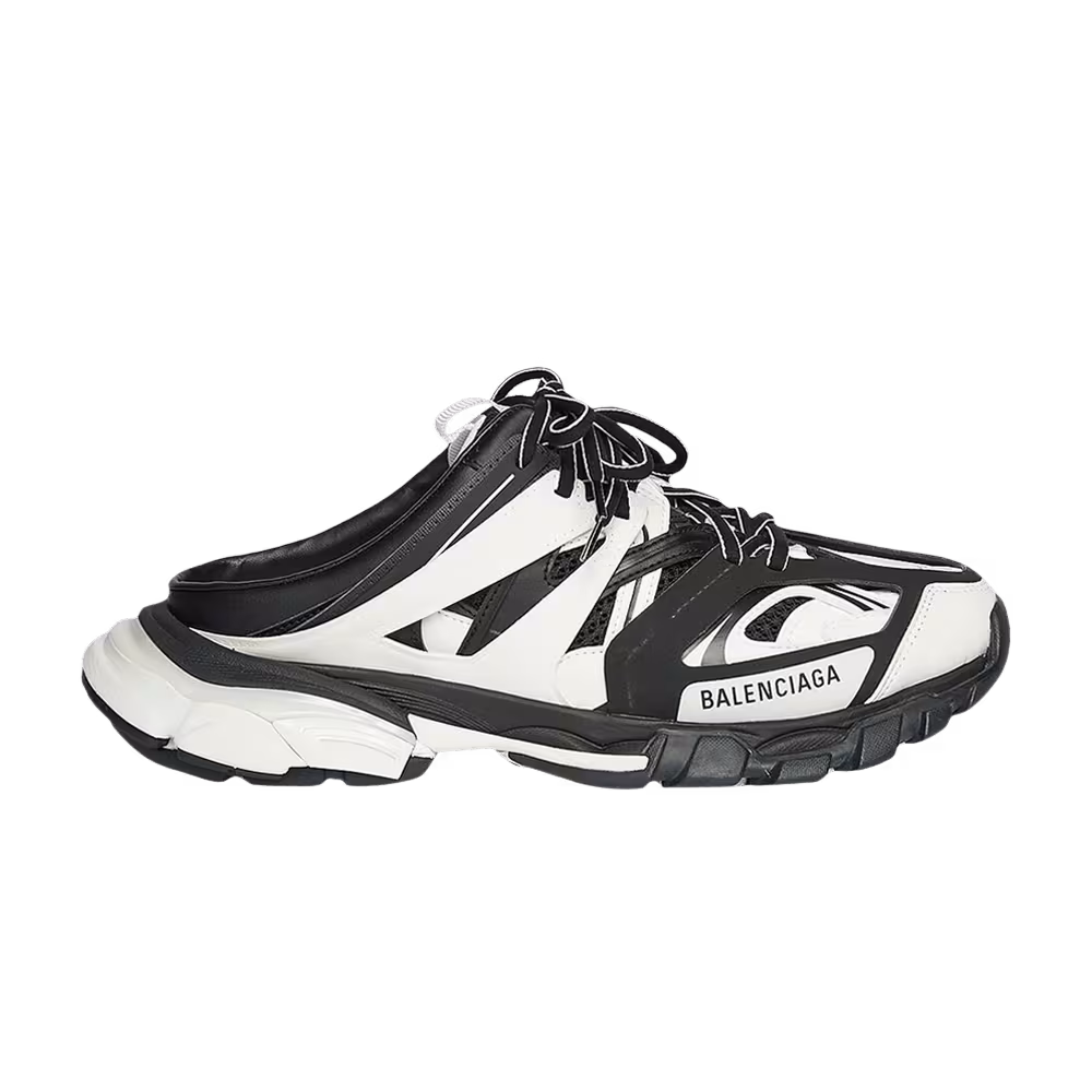 Balenciaga Track Mule White Black