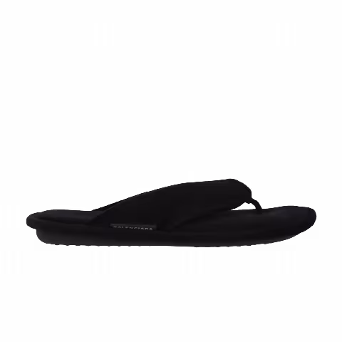 Balenciaga Soft Thong Slides 'Black Velvet'