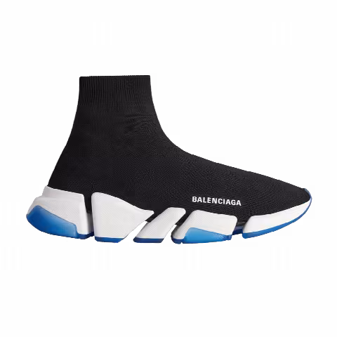 Balenciaga Speed 2.0 Sneaker 'Black White Blue'