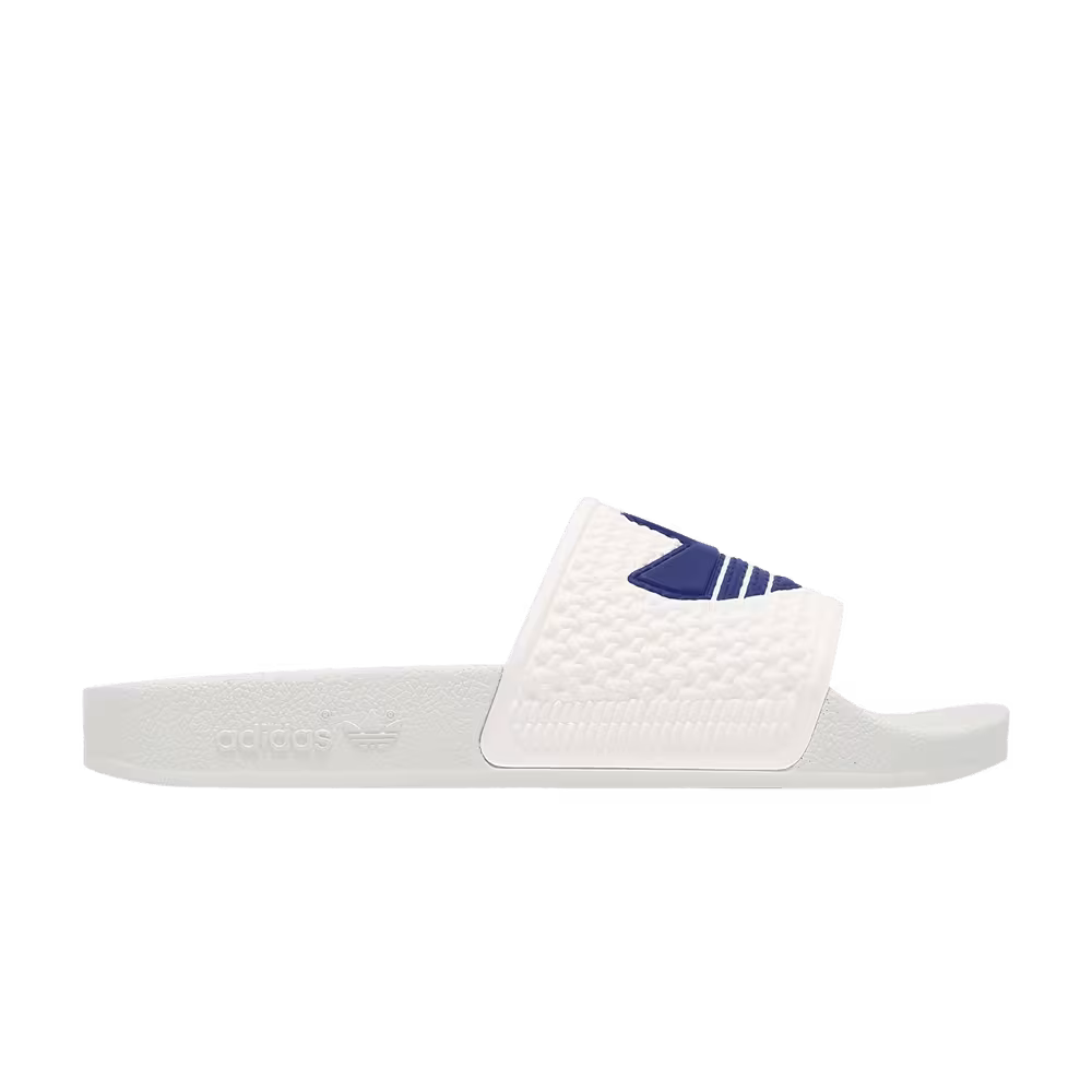 Mark Gonzales x adidas Shmoofoil Slide White Royal Blue