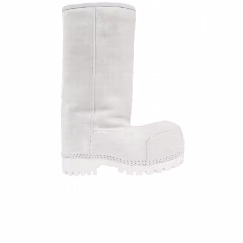 Balenciaga Wmns Alaska Fur High Boot 'White'