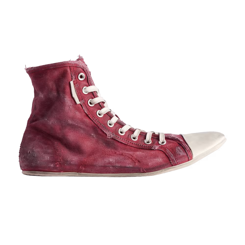 Balenciaga Paris Ultra Flat High Worn-Out - Red