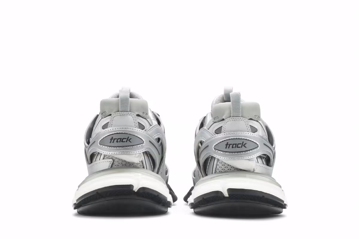 Balenciaga Track Trainer Metallic Silver, view 7