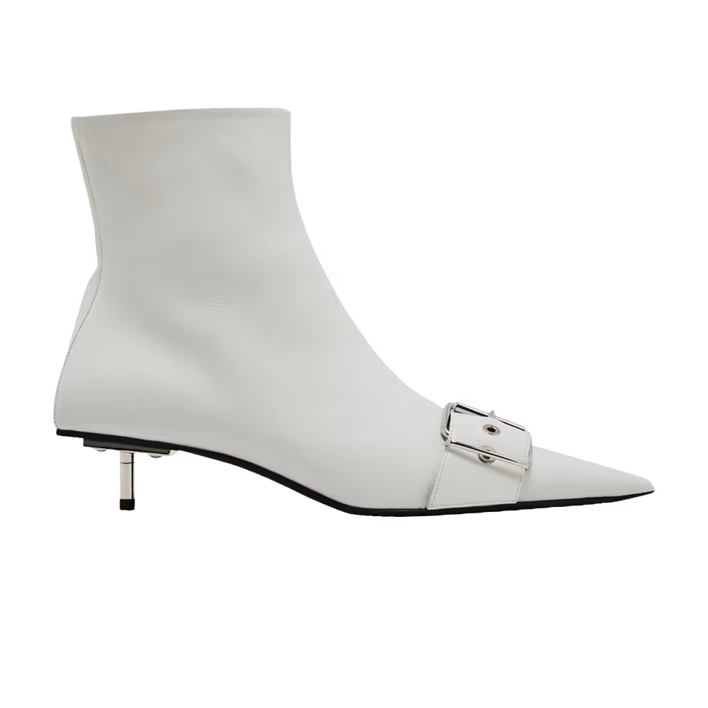 Balenciaga Belt Boot White