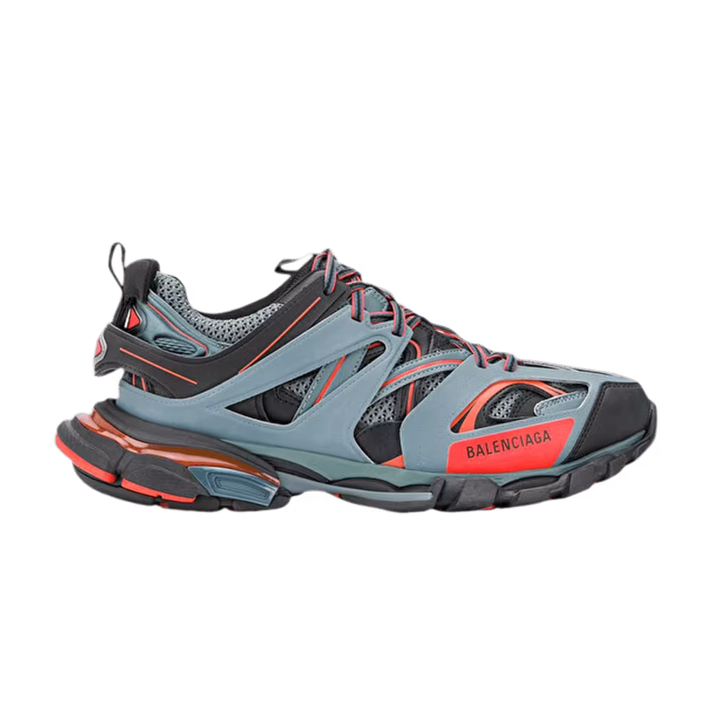 Balenciaga Track Trainer Dark Grey Orange