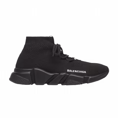 Balenciaga Wmns Speed Lace Up Sneaker 'Black'