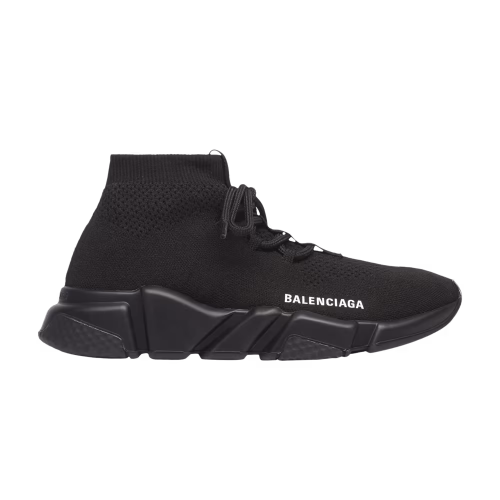 Balenciaga Women's Speed Lace Up Sneaker Black