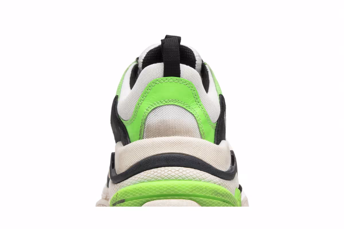 Mr. Porter x Balenciaga Women's Triple S Trainer Neon Green 2018, view 8