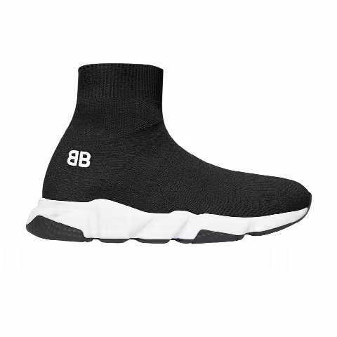 Balenciaga Speed Trainer Kids 'Black White'