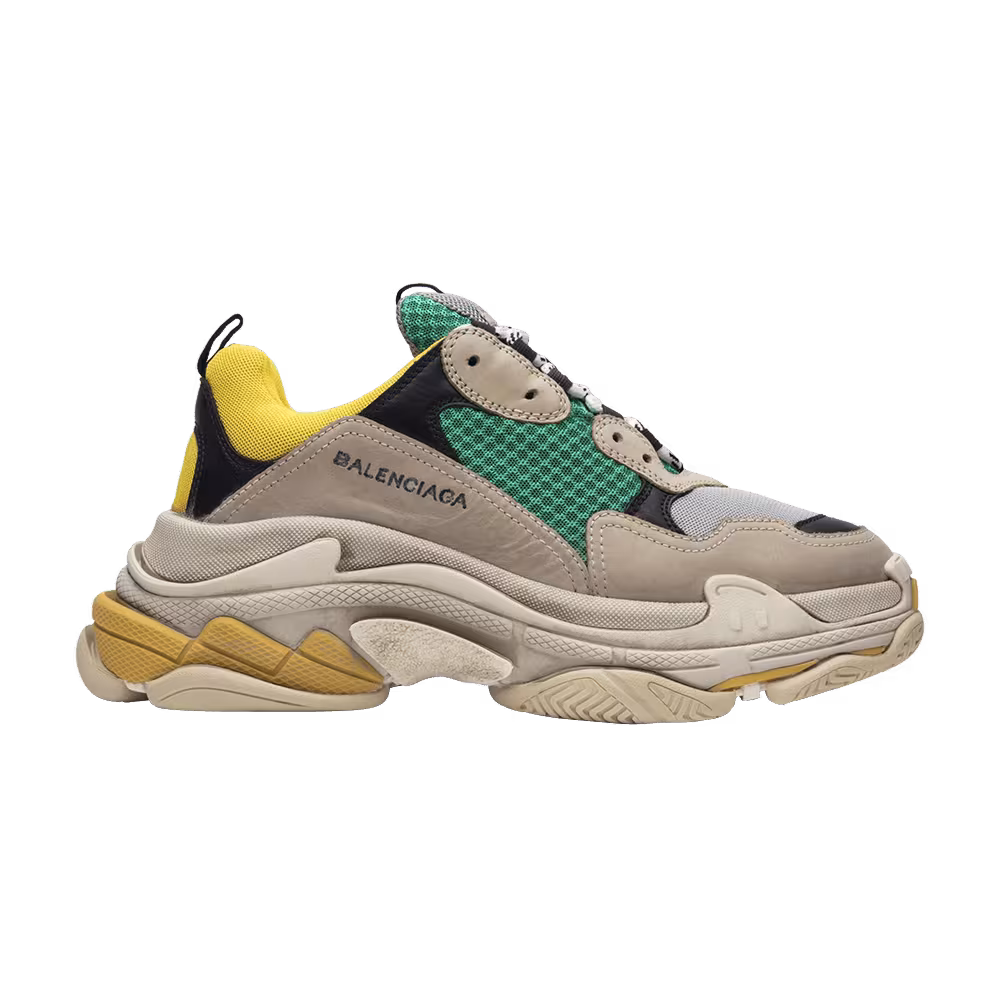 Balenciaga Triple S Sneaker Yellow Green