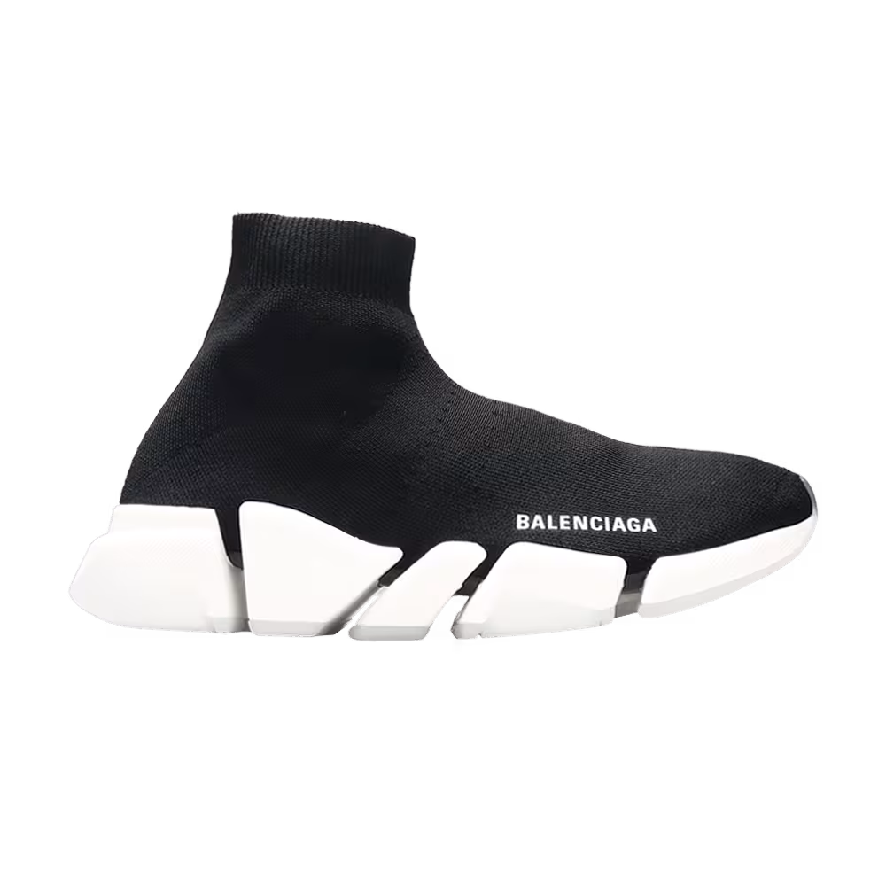 Balenciaga Women's Speed 2.0 Sneaker Black White