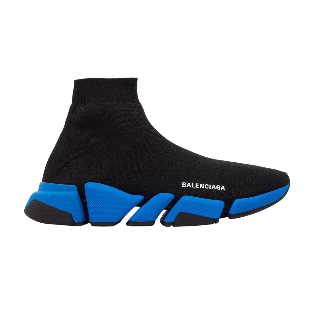 Balenciaga Speed 2.0 Sneaker Black Blue