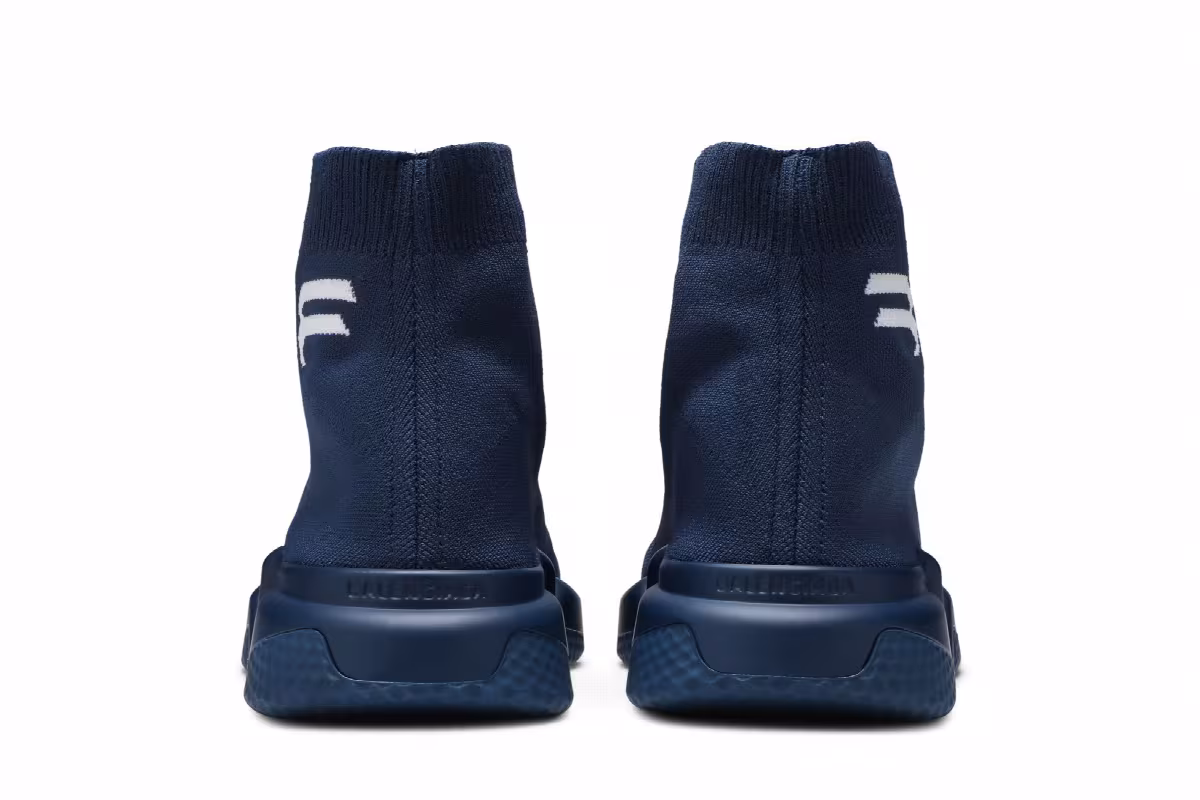 Balenciaga Speed Sneaker Navy Blue, view 7