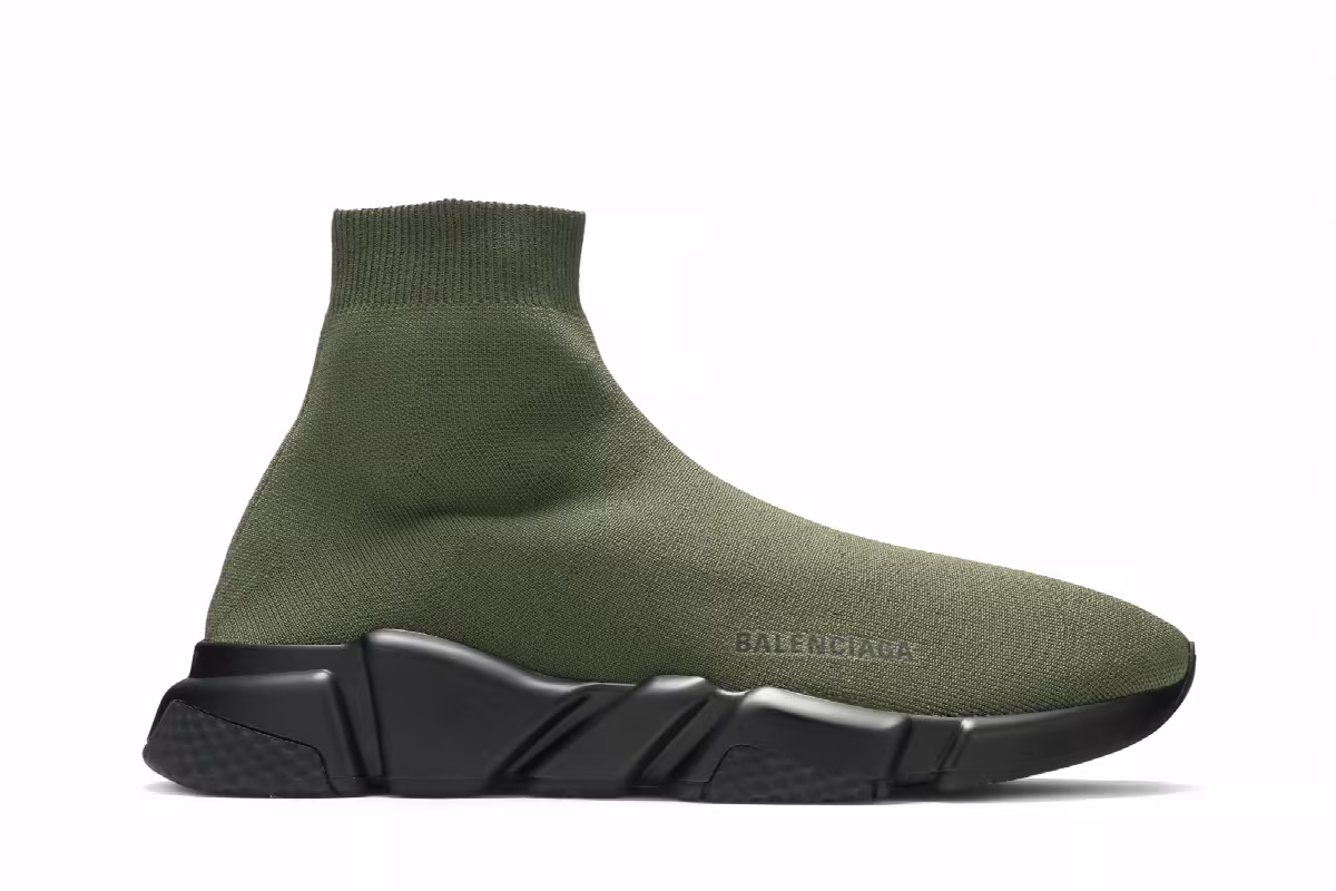 Balenciaga Speed Sneaker Green, view 2