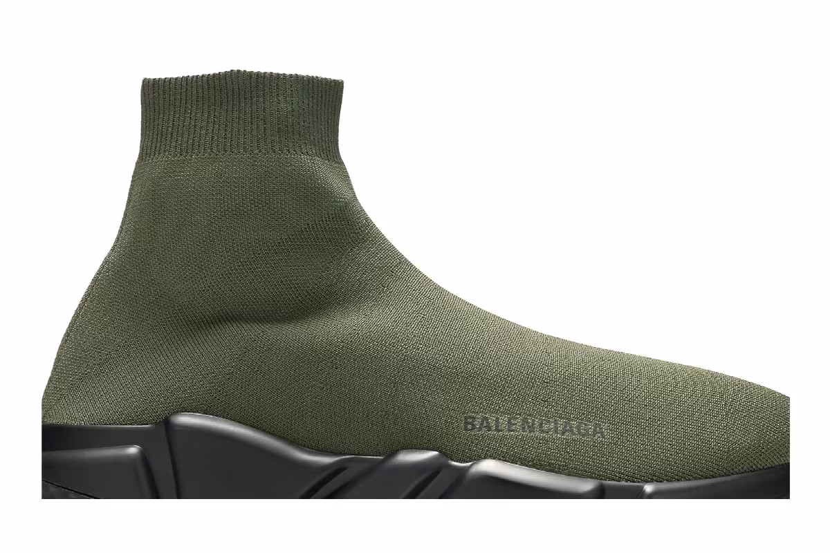Balenciaga Speed Sneaker Green, view 3