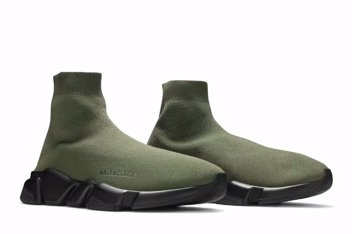 Balenciaga Speed Sneaker Green, view 9
