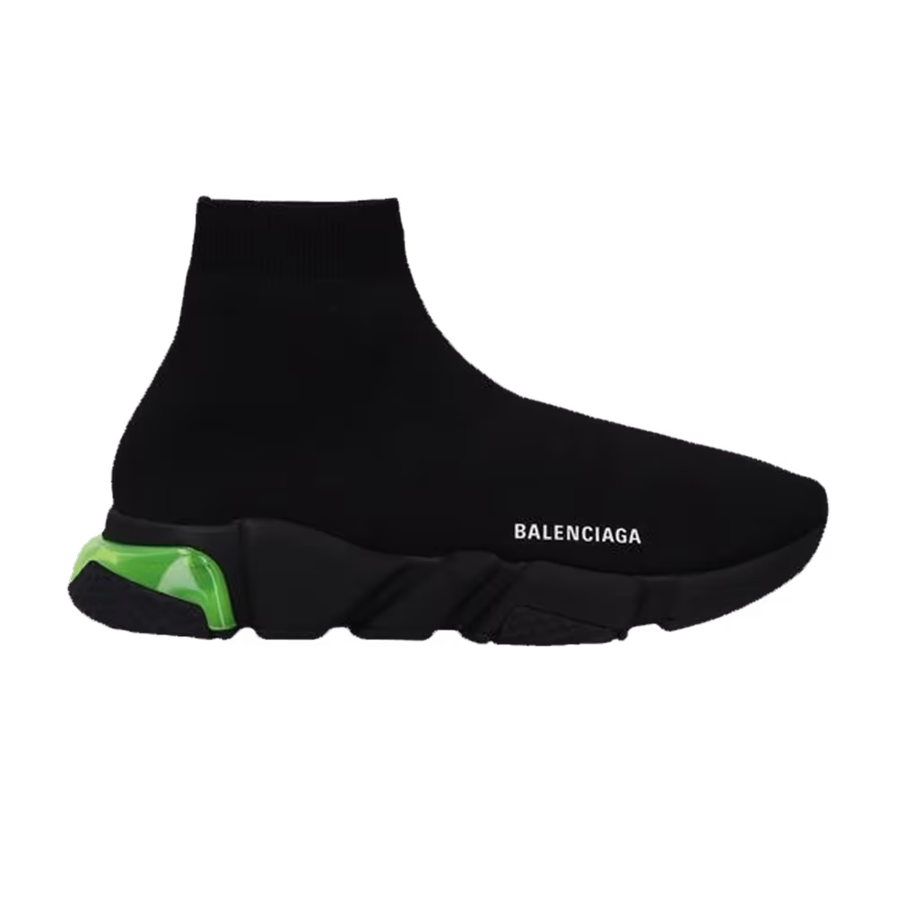 Balenciaga Speed Sneaker Clearsole - Black Fluo Yellow