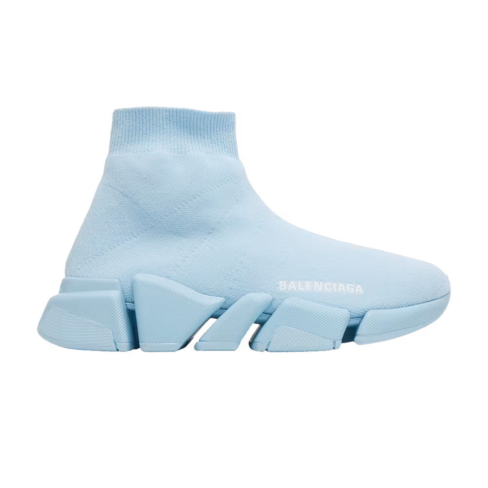 Balenciaga Women's Speed 2.0 Sneaker Light Blue