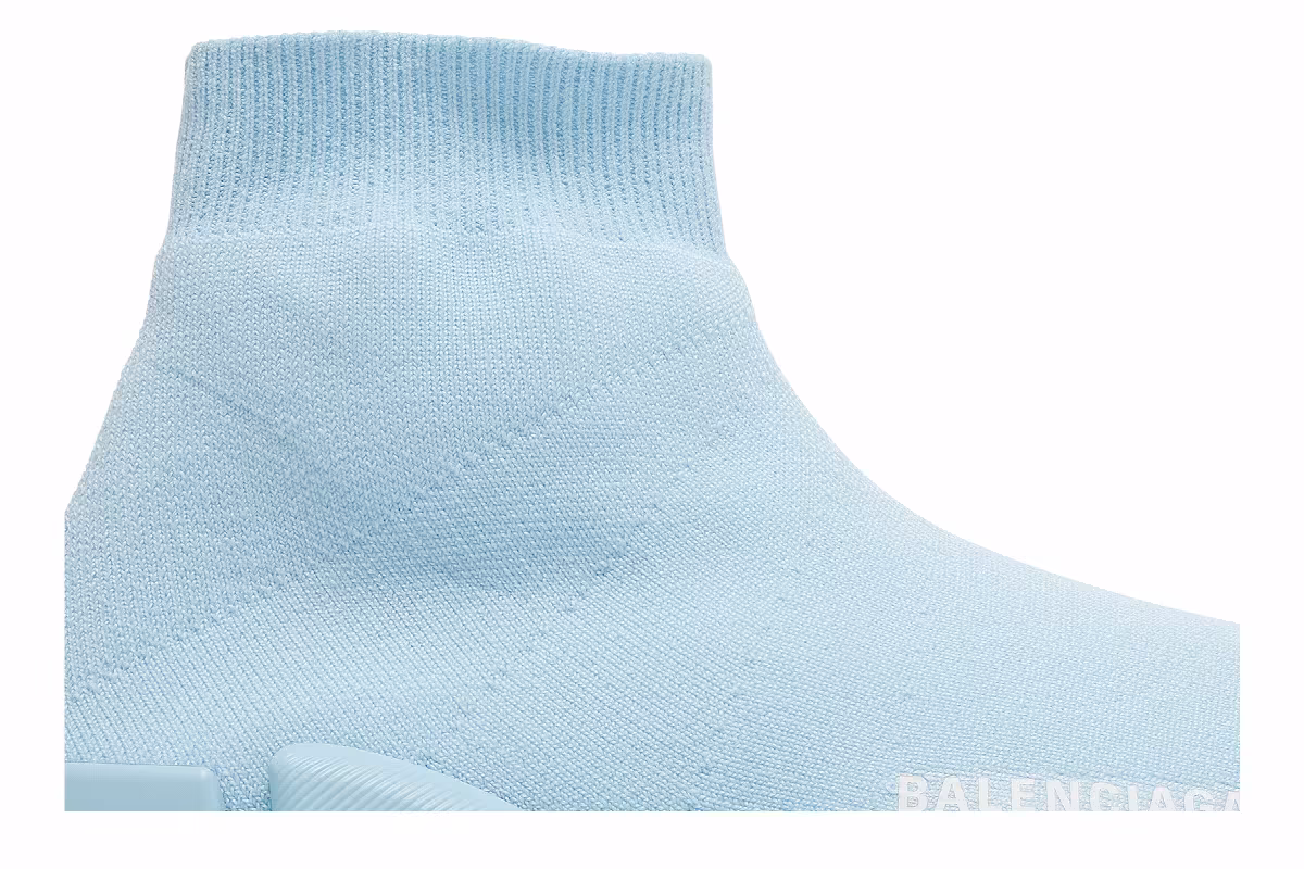 Balenciaga Women's Speed 2.0 Sneaker Light Blue, view 3
