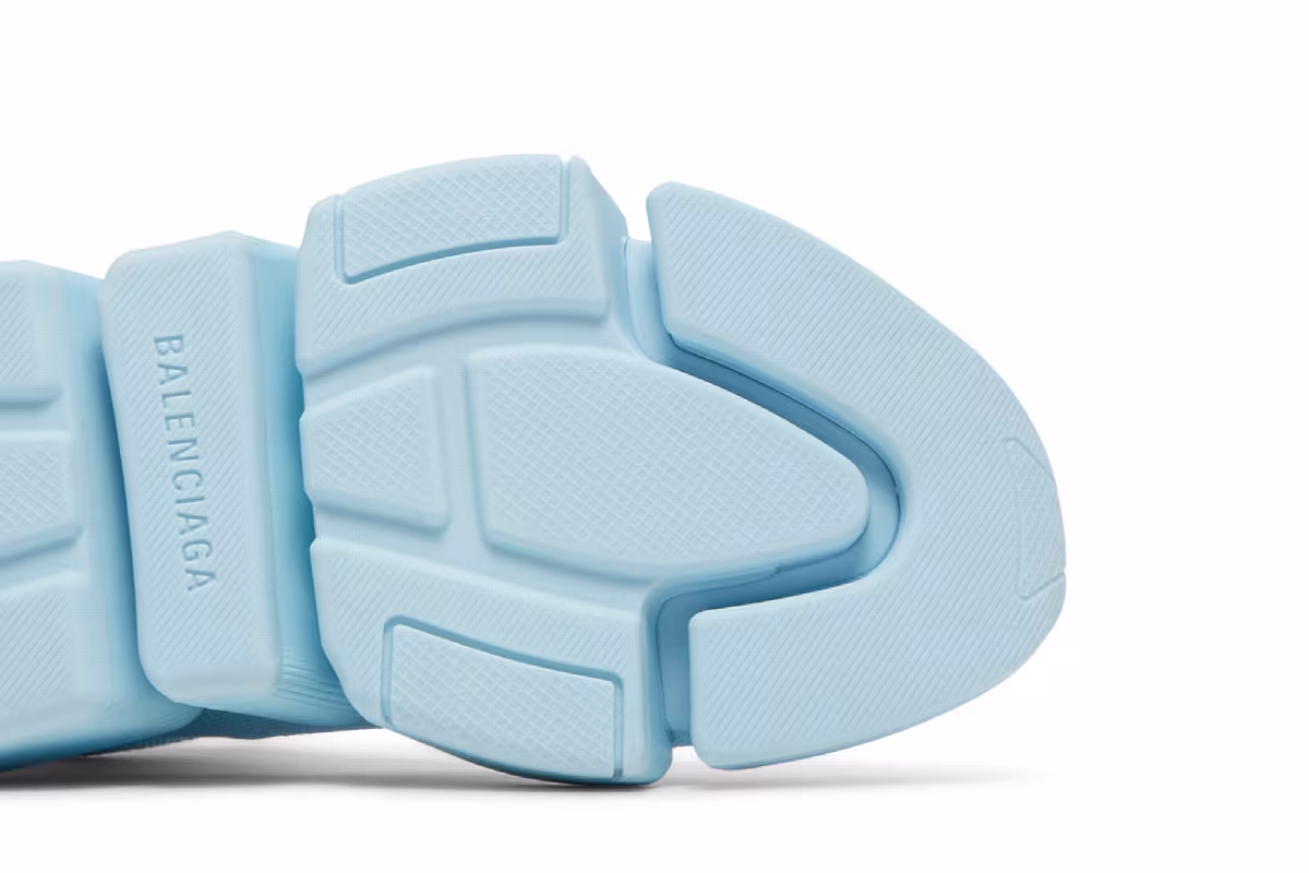Balenciaga Women's Speed 2.0 Sneaker Light Blue, view 6