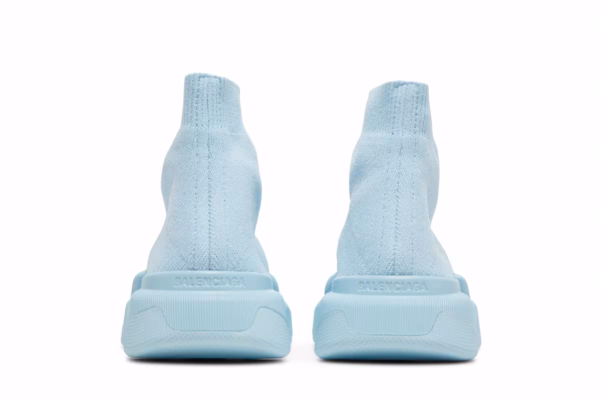 Balenciaga Women's Speed 2.0 Sneaker Light Blue, view 7