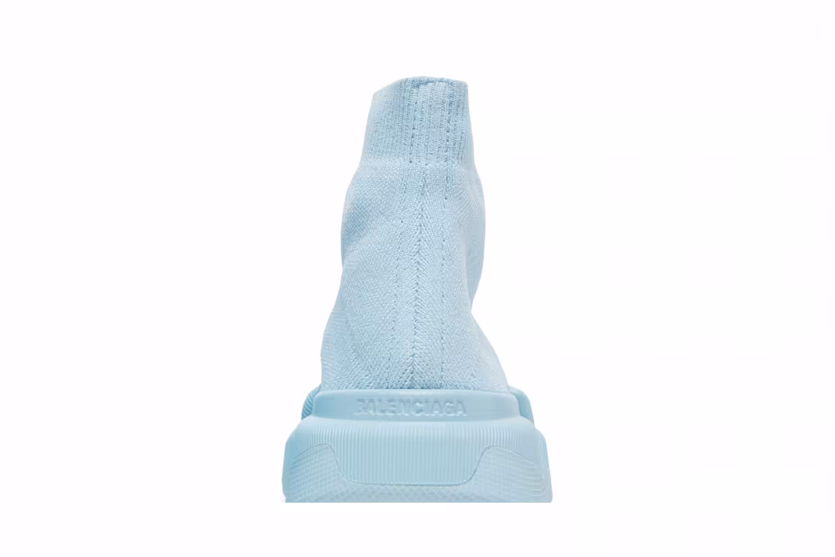 Balenciaga Women's Speed 2.0 Sneaker Light Blue, view 8