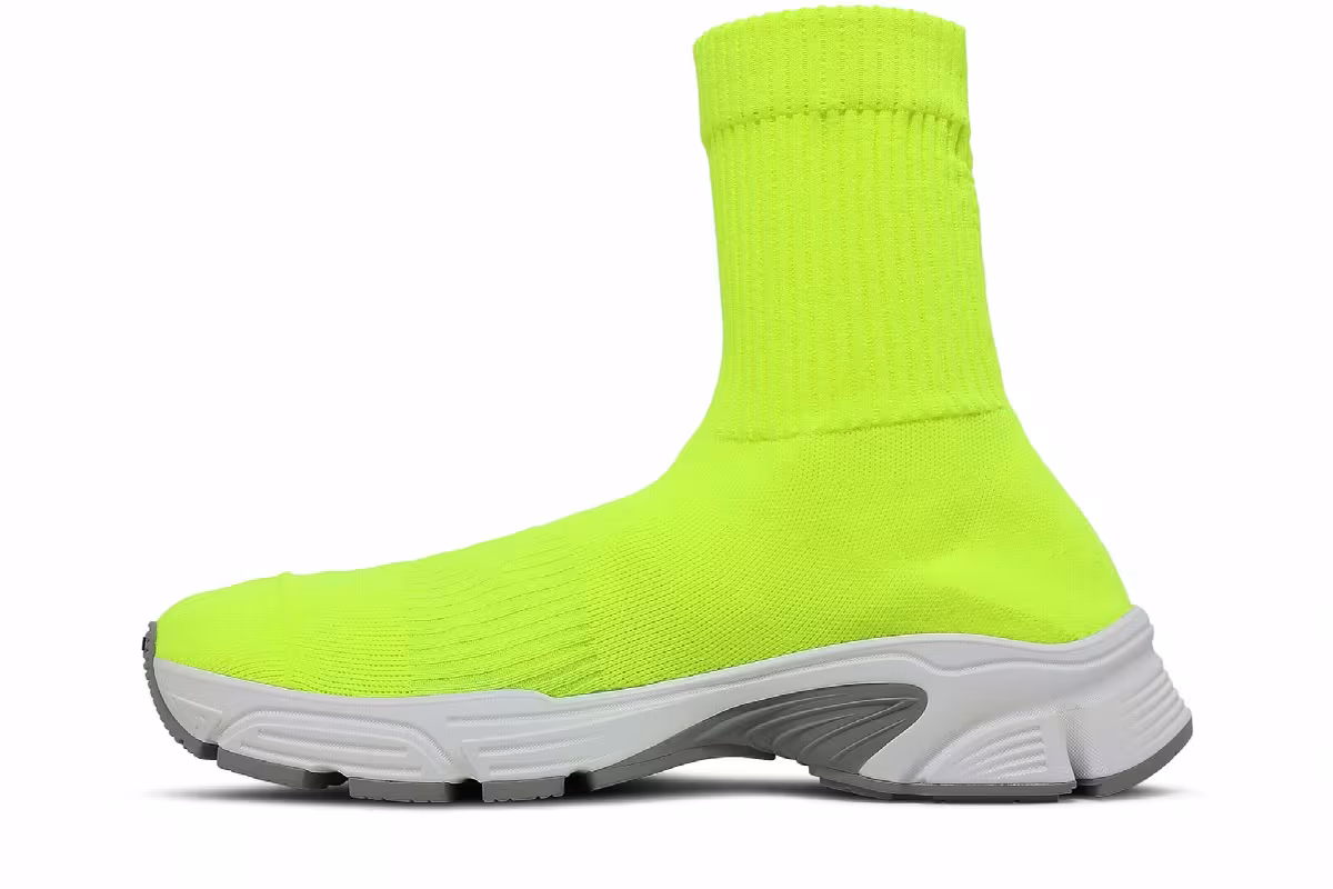 Balenciaga Speed 3.0 Sneaker Fluo Yellow, view 4