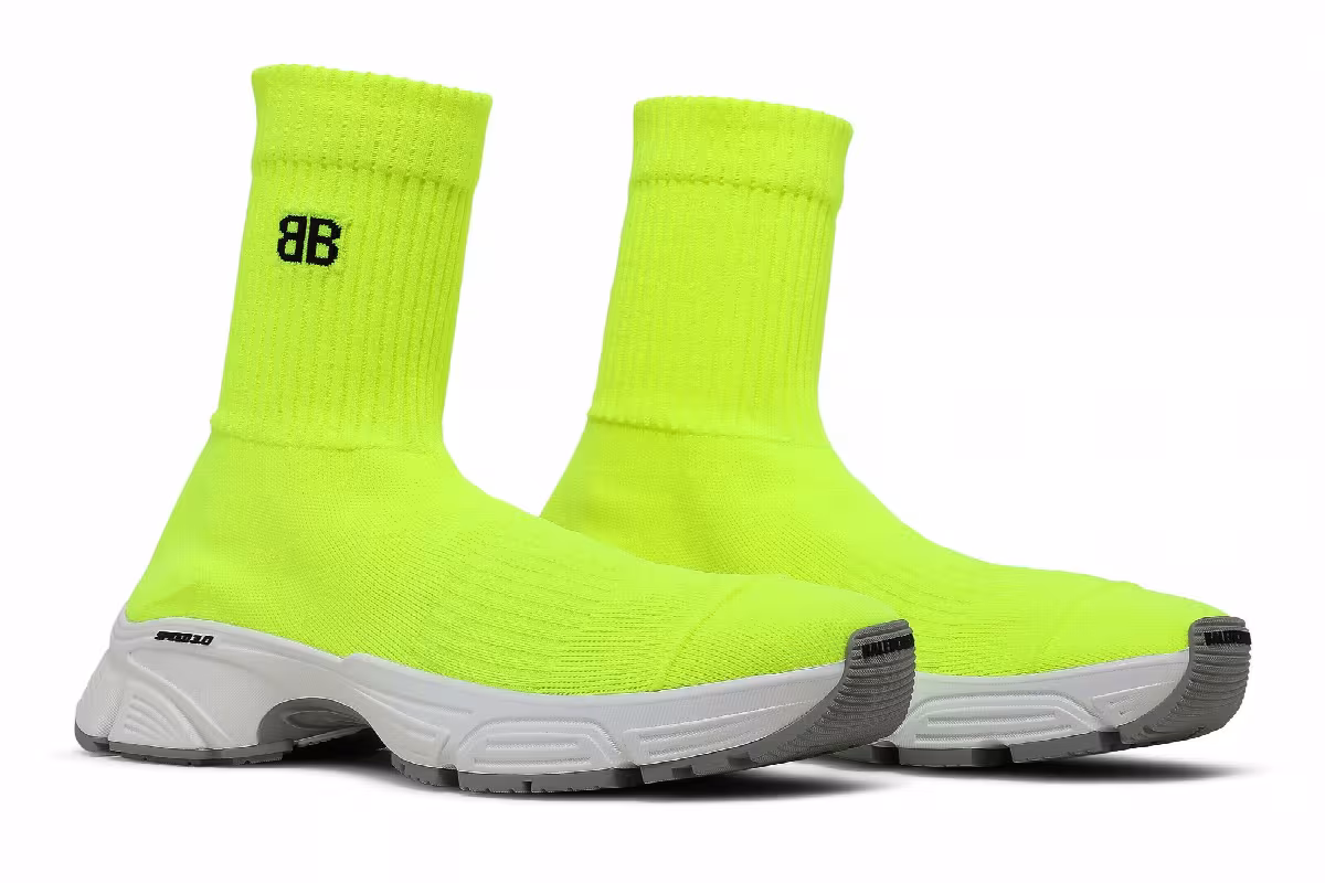 Balenciaga Speed 3.0 Sneaker Fluo Yellow, view 9