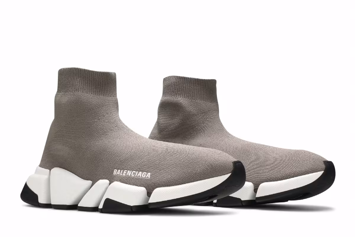 Balenciaga Speed 2.0 Sneaker Dark Beige, view 9