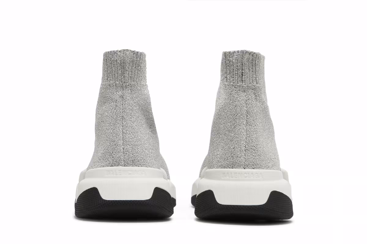 Balenciaga Women's Speed 2.0 Sneaker Silver, view 7