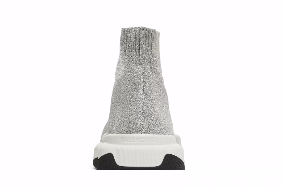 Balenciaga Women's Speed 2.0 Sneaker Silver, view 8