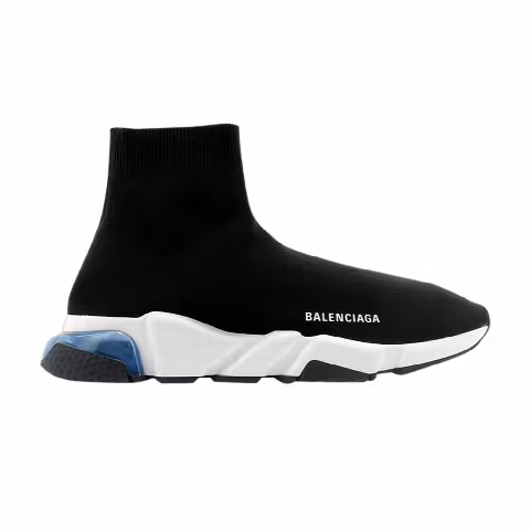 Balenciaga Speed Sneaker 'Clear Sole - Black Blue'