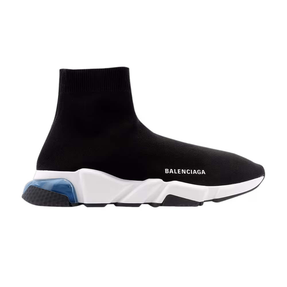Balenciaga Speed Sneaker Clear Sole - Black Blue