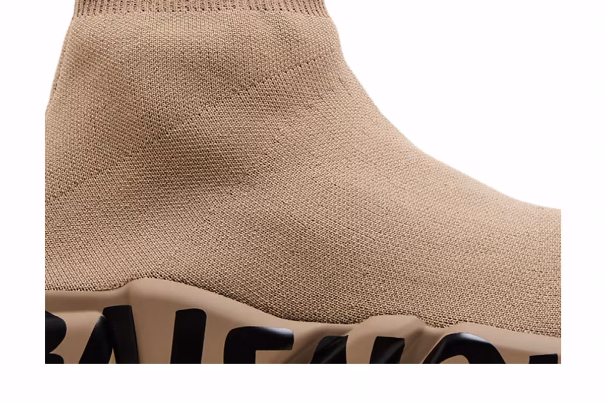 Balenciaga Speed Sneaker Midsole Graffiti - Dark Beige, view 3