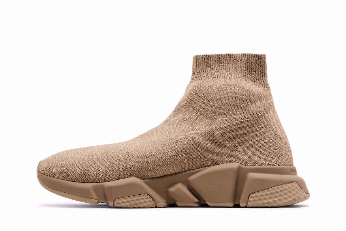 Balenciaga Speed Sneaker Midsole Graffiti - Dark Beige, view 4