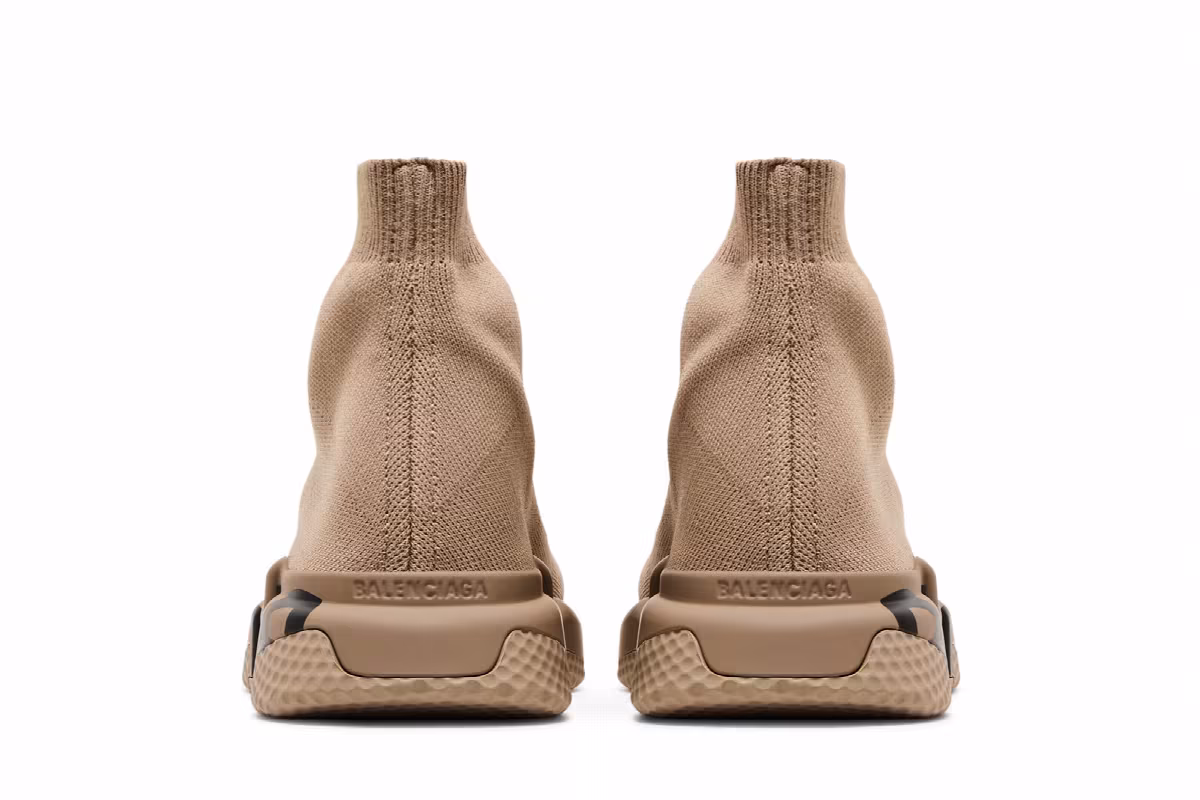 Balenciaga Speed Sneaker Midsole Graffiti - Dark Beige, view 7