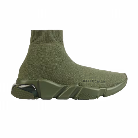 Balenciaga Wmns Speed Sneaker 'Clear Sole - Khaki'
