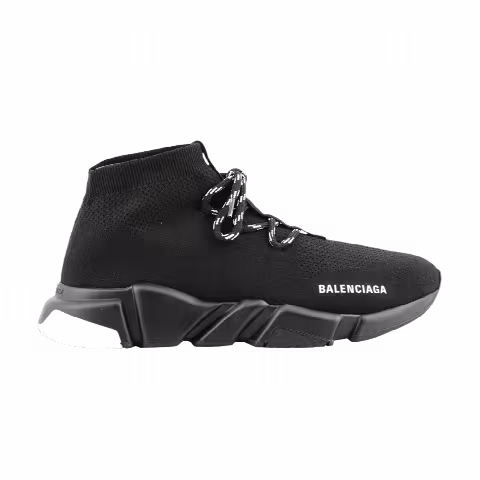 Balenciaga Speed Trainer Lace-Up 'Black White'