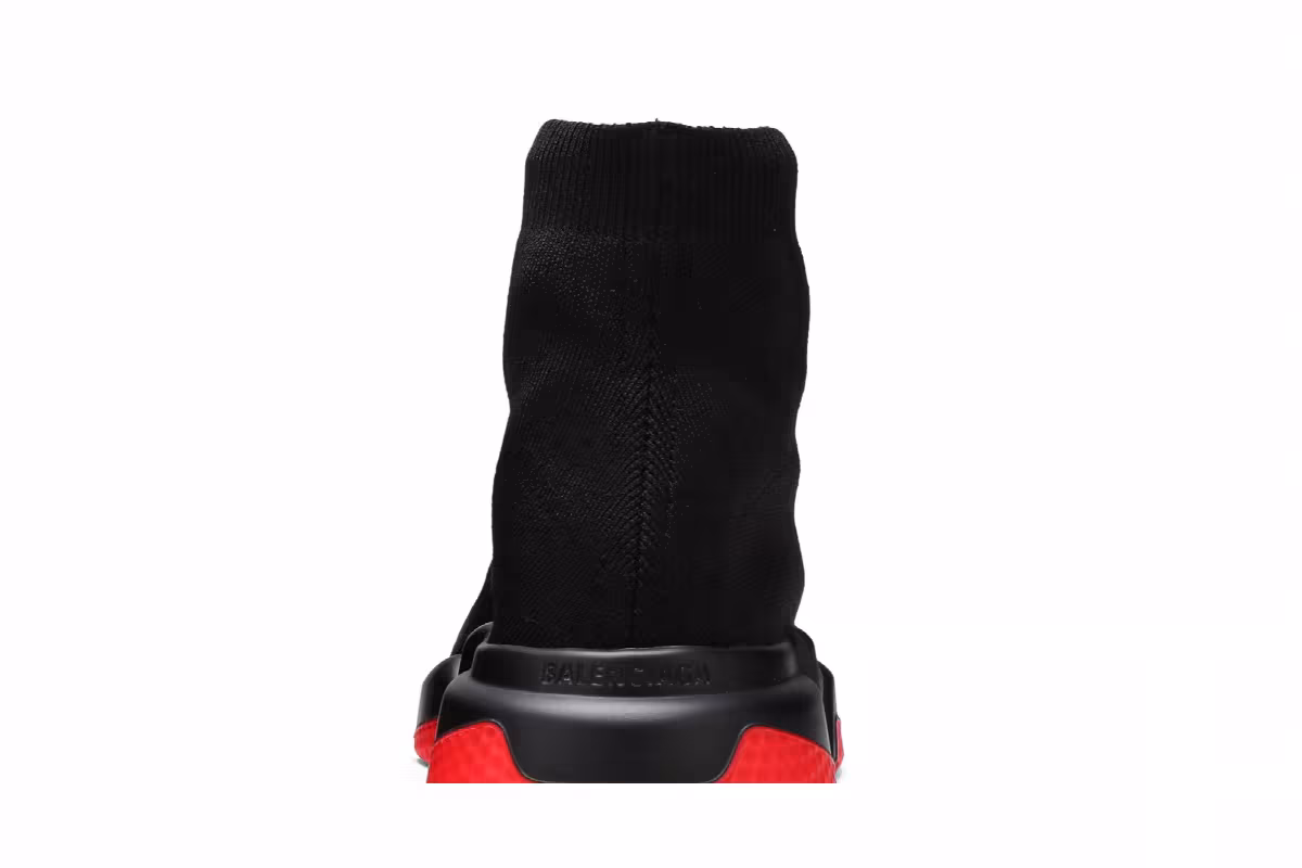 Balenciaga Speed Sneaker Black Red, view 8
