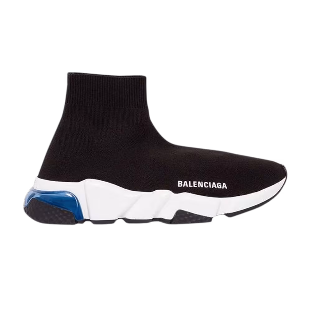 Balenciaga Women's Speed Sneaker Clearsole - Black Blue