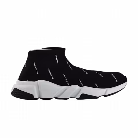 Balenciaga Speed Low 'All Over Print - Black White'