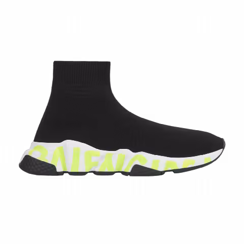Balenciaga Wmns Speed Sneaker 'Midsole Graffiti - Black Fluo Green'